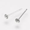 304 Stainless Steel Stud Earring Findings STAS-Q036-1-2