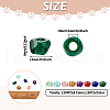  120Pcs 8 Colors Transparent Resin Beads RESI-TA0001-58-3