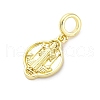 Brass Saint European Dangle Charms KK-D325-26G-02-2