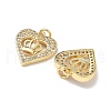Brass Micro Pave Cubic Zirconia Pendants KK-Q068-51B-G-2