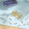 SUNNYCLUE 40Pcs 304 Stainless Steel Ball Post Stud Earring Findings STAS-SC0005-27-3
