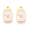304 Stainless Steel Enamel Charms STAS-T065-64G-01-1