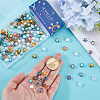 SUNNYCLUE 180Pcs 6 Colors Electroplate Glass Beads EGLA-SC0001-37-3