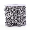 Tarnish Resistant 304 Stainless Steel Coffee Bean Chain CHS-G011-17P-3