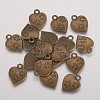 Tibetan Style Alloy Pendants X-TIBEP-409-AB-FF-1
