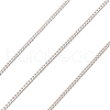 925 Sterling Silver Curb Chains STER-P064-06S-1