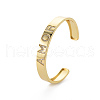 Brass Micro Pave Cubic Zirconia Amor Cuff Bangles BJEW-Q700-007-NF-3