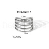 Geometric Stainless Steel Open Cuff Rings with Irregular High-end Feel NH8943-12-1