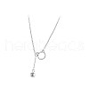 925 Sterling Silver Pendant Necklaces NJEW-BB48061-A-4