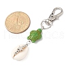 Cowrie Shell Pendant Decorations HJEW-JM03273-03-3