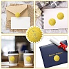 12 Sheets Self Adhesive Gold Foil Embossed Stickers DIY-WH0451-050-4