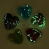 Luminous Handmade Gold Sand Lampwork Beads FOIL-T006-03-2