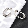 201 Stainless Steel Stud Earrings EJEW-Q026-10P-5