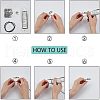 Unicraftale 304 Stainless Steel Cord Ends STAS-UN0009-46-5