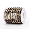 Iron Rhinestone Cup Chains CH-T006-04G-06-2