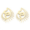 201 Stainless Steel Pendants STAS-N090-LA945-2-2
