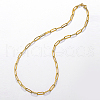 Stainless Steel Paperclip Chain Necklaces for Women KC1989-5