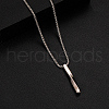 Alloy Pendant 316 Surgical Stainless Steel Chain Necklaces for Men FS-WG50373-02-1