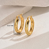 Elegant Stainless Steel Hoop Earrings TG2342-3-2