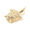 Brass Micro Pave Cubic Zirconia Pendants KK-Q040-02I-G-2