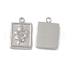 Non-Tarnish 201 Stainless Steel Pendants STAS-J401-VC748-1