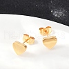304 Stainless Steel Stud Earrings EJEW-Z089-08G-2