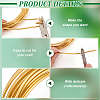 Round Brass Wires CWIR-WH0007-17D-G-4