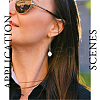 Brass Hoop Earrings Findings Kidney Ear Wires KK-TA0007-10-24