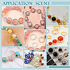   80Pcs 4 Colors Brass Bead Frames FIND-PH0021-29-6