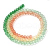 Transparent Painted Glass Beads Strands X1-DGLA-A034-T4mm-A04-5