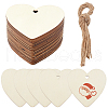 SOFPLATE Unfinished Natural Wood Cutouts Ornaments WOOD-SP0001-17A-1