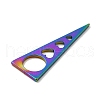 Ion Plating(IP) 201 Stainless Steel Pendants STAS-A066-11M-4