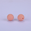 Round Silicone Focal Beads SI-JX0046A-74-2