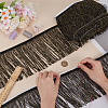 Polyester Tassel Lace Trim SRIB-WH0011-251A-01-3