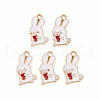 Alloy Enamel Pendants ENAM-N054-66A-NR-1