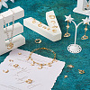 Kissitty 18Pcs 9 Style Brass Cubic Zirconia Universe Space Charms KK-KS0001-26-8