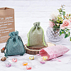 Burlap Packing Pouches Drawstring Bags ABAG-BC0001-15-5