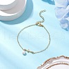 Brass Cable Chain Bracelets BJEW-JB11598-02-1