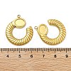 Ion Plating(IP) 304 Stainless Steel Pendant Cabochon Settings STAS-G347-18G-3