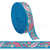 FINGERINSPIRE 10 Yards Ethnic Style Embroidery Polyester Ribbons OCOR-FG0002-26C-1