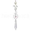 Alloy Planet Moon Hanging Ornaments HJEW-JM02622-2