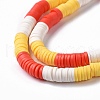 Handmade Polymer Clay Bead Strands CLAY-C003-02A-4