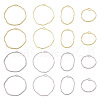 Alloy Open Back Bezel Pendants PALLOY-PJ0001-11-13
