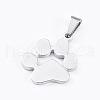 Tarnish Resistant 304 Stainless Steel Pendants X-STAS-E481-02P-1
