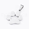 304 Stainless Steel Pendants X-STAS-E481-02P-1