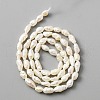 Natural Keshi Pearl Beads Strands PEAR-WH0006-01-2