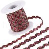 Gorgecraft 1Pc Sparkle Wavy Polyester Ribbons OCOR-GF0003-01B-1