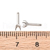 304 Stainless Steel Stud Earring Findings STAS-B091-02C-03P-3