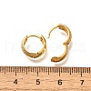 Rack Plating Ring Brass Hoop Earrings for Women EJEW-C125-15G-5