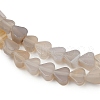 Natural Grey Agate Beads Strands G-U021-A01-01-4